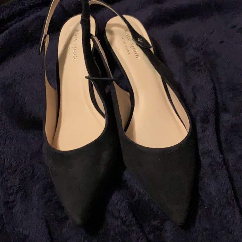 Kate Spade Black Slingback Sandals